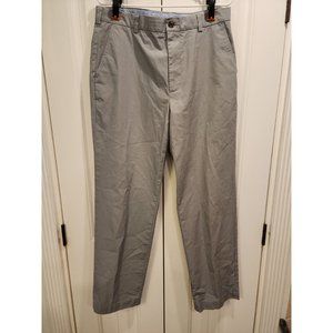 Brooks Brothers Clark Fit Advantage Chino Flat Front Sz 35x32 100% Supima Cotton